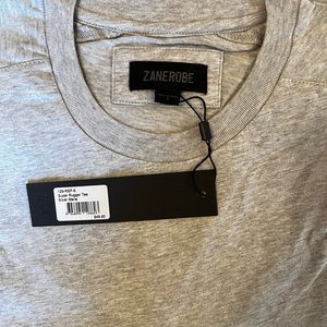 Men’s Zanerobe super rugger tee. Silver Marie colour